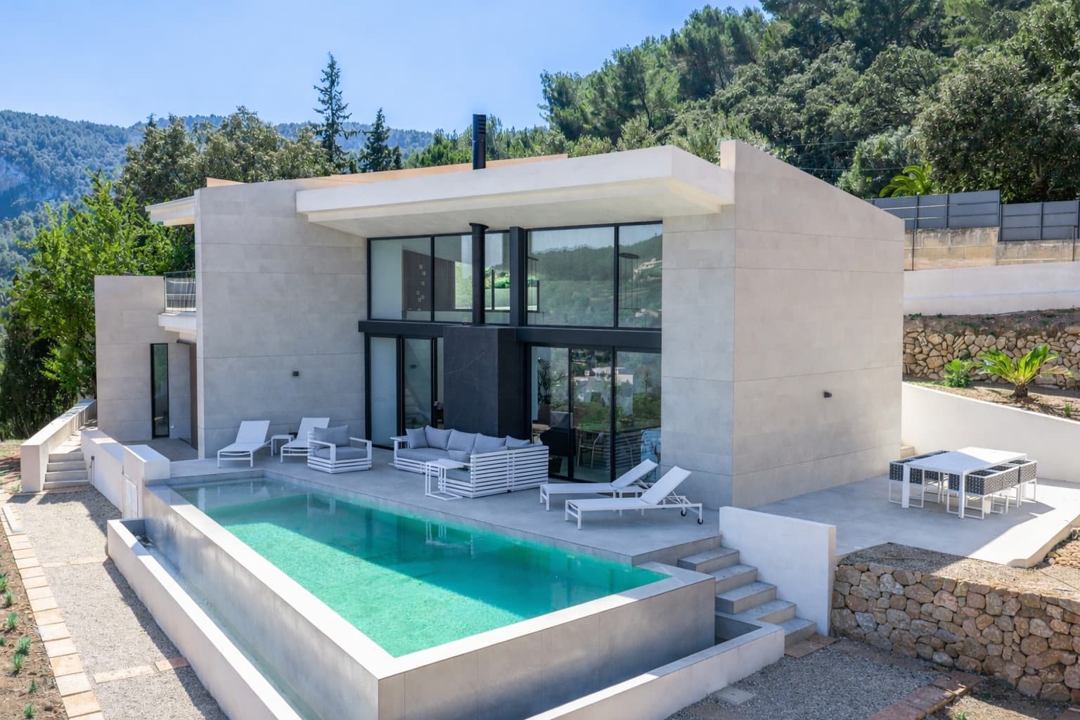 Beautiful modern countryside villa with panoramic views - Gallery image 1