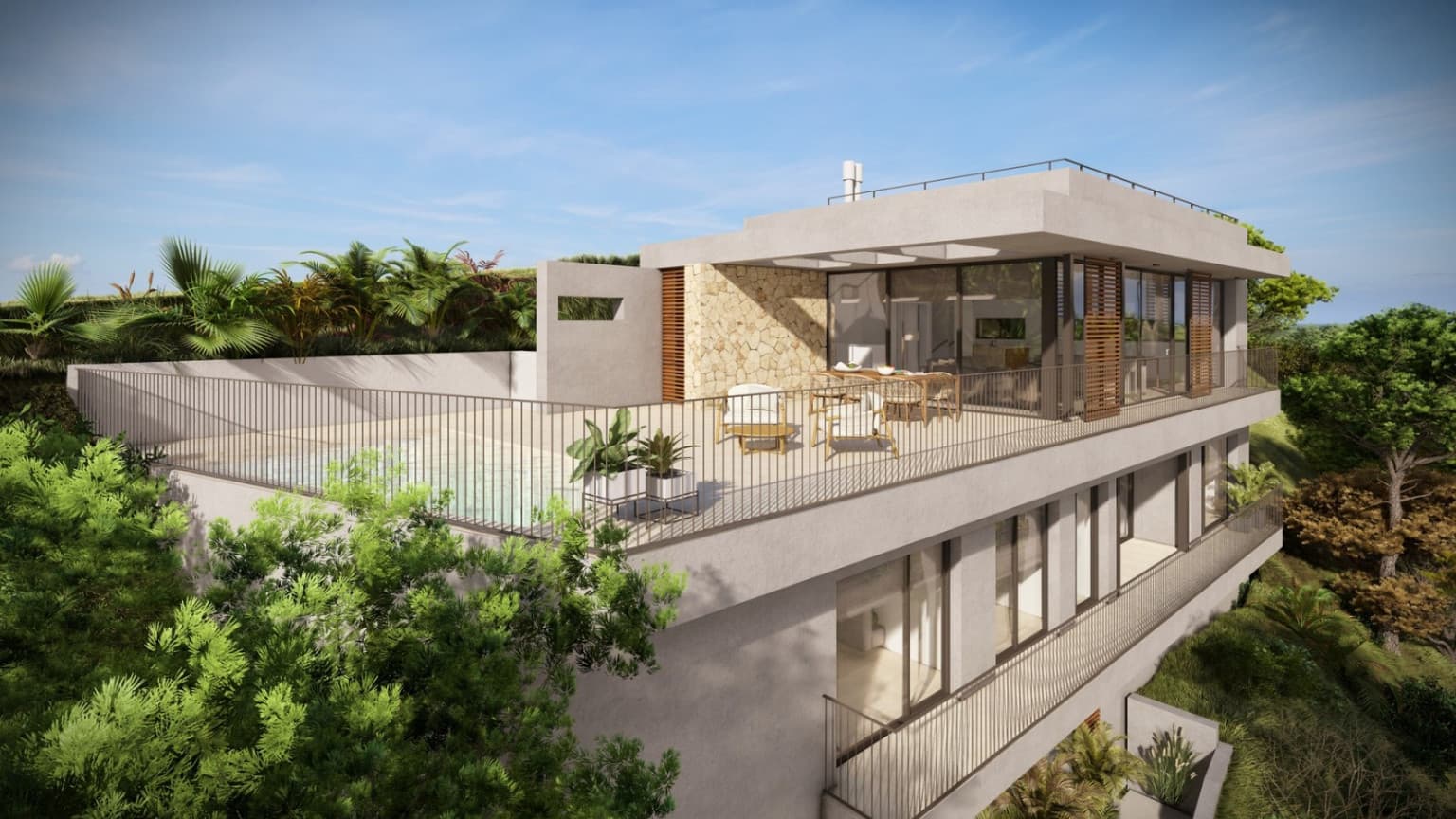 Modern 5-Bedroom Villa in Cas Catala with Sea Views House Nr. 1 - Gallery image 2